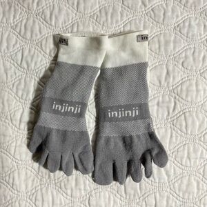 Injinji Men's Run Midweight Mini Crew Toe Socks